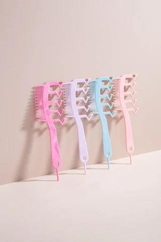 Hair Comb L048 · Marbled